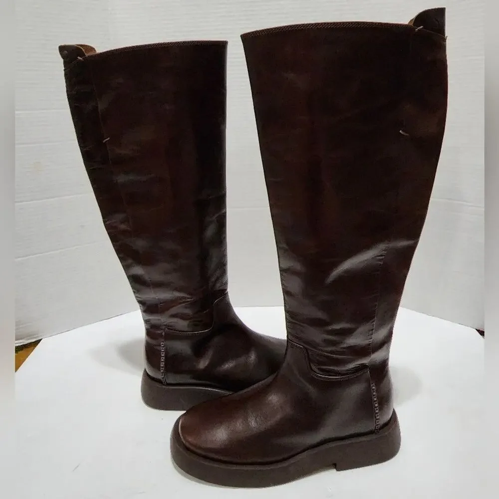 SARTO By Franco‎ Sarto Eliza Knee High Boots Leather Size 7.5 new!!!